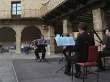 Quinteto Cosan tocando en el ciclo Rincones Musicales.