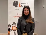 Sonia, el pasado jueves durante un acto organizado por la Asociaci&oacute;n Frena el Ictus