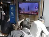 La televisión surcoreana informa sobre el lanzamiento norcoreano