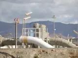 Instalaciones del gasoducto Medgaz Almería-Chinchilla. A 11 de noviembre de 2022, en Almería (Andalucía, España).