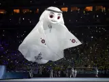 La'eeb, la mascota del Mundial de Qatar 2022.