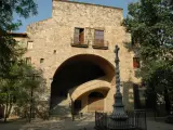 Jardines de la Biblioteca de Catalunya de Barcelona.