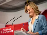 Pilar Alegría, portavoz del PSOE.