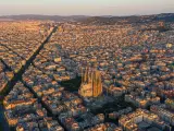 Vista a&eacute;rea de Barcelona.