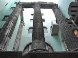 Templo de Augusto en el Barrio G&oacute;tico de Barcelona