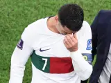 Cristiano se despide del Mundial entre lágrimas.