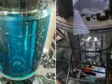 Revienta el Aquadom, el mayor acuario cilíndrico del mundo