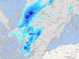 Mapa de la previsión meteorológica de los días previos a la Navidad.