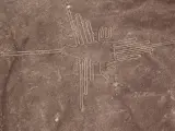 Figura del colibr&iacute; en las L&iacute;neas de Nazca.