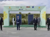 El lehendakari, Iñigo Urkullu, y el presidente de Iberdrola, Ignacio Sánchez Galán, presentan el proyecto fotovoltaica Ekienea IBERDROLA (Foto de ARCHIVO) 24/6/2020