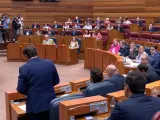 Bronca en las Cortes de Castilla y León por un error de PP y Vox en una votación