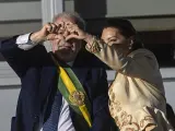 Lula da Silva en su toma de posesión en Brasil