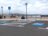 Plazas de aparcamiento para personas con movilidad reducida en el Port de Tarragona