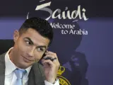 Cristiano Ronaldo durante su presentación con el Al Nassr.