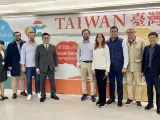 Los diputados españoles, en Taiwán.