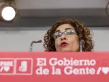 La vicesecretaria General y ministra de Hacienda y Función Pública, María Jesús Montero