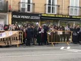 Letrados de la administración de justicia se manifiestan en Madrid durante los paros de diciembre de 2022.