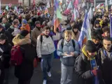 Manifestación pensiones en Francia