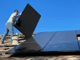 Instalación de placas solares en una vivienda unifamiliar
