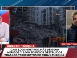 Risto Mejide y Matías Tamburini, testigo del terremoto en Turquía.