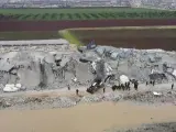 Las desoladoras imágenes aéreas que muestran las consecuencias del terremoto en Siria