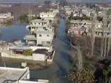 El desolador vídeo a vista de dron de una ciudad siria que ha quedado completamente inundada tras los terremotos