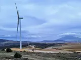 Parque eólico en Soria.