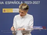 La vicepresidenta segunda y ministra de Trabajo y Economía Social, Yolanda Díaz