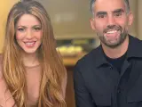 Shakira y el periodista Enrique Acevedo.