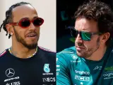 Lewis Hamilton y Fernando Alonso.