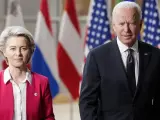 Ursula Von der Leyen y Joe Biden