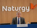 El presidente y consejero delegado de Naturgy, Francisco Reynés, en la junta general de accionistas 2023.