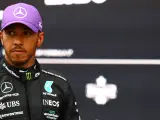 Lewis Hamilton, tras finalizar tercero la clasificación del Gran Premio de Australia.
