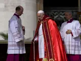 El Papa Francisco preside el Dominbgo de Ramos tras su hospitalización