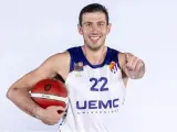 Sergio de la Fuente, jugador del Valladolid de baloncesto.