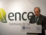 El presidente de honor de Ence y primer accionista de la compañía, Juan Luis Arregui.