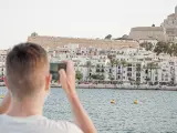 Turistas en Ibiza