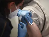 Inyección vacuna Pfizer
