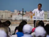 Alberto Núñez Feijóo, presidente nacional del Partido Popular, en Cádiz.