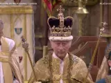 Carlos III de Inglaterra en su coronación