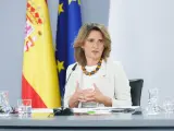 La vicepresidenta tercera y ministra para la Transición Ecológica y el Reto Demográfico, Teresa Ribera, .