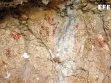 Pinturas rupestres del Neolítico en Penáguila (Alicante).