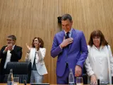 Pedro Sánchez en su despedida en el Congreso