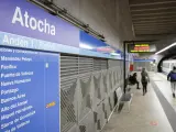 Imagen de archivo del andén de la L1 en la estación de Atocha.