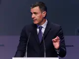 Pedro Sánchez en la III edición de Fondos Europeos de Recuperación en Madrid
