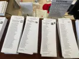 Papeletas de voto durante las elecciones del 28 de mayo.