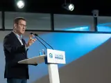El presidente del PP, Alberto Núñez Feijóo, participa en un acto sectorial del Partido Popular