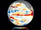 El fenómeno de 'El Niño', en un gráfico de la NASA