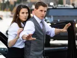 Hayley Atwell y Tom Cruise en 'Misión imposible: Sentencia mortal - Parte 1'