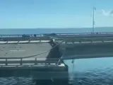 Puente derruido en Crimea